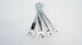 Load image into Gallery viewer, 4pc 4-in-1 SAE/MM Dual Ratcheting Open-end Wrench Set
