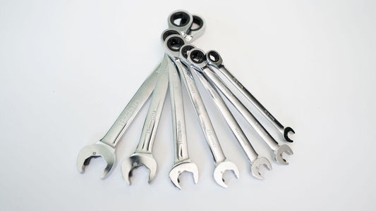 7pc Anti-Slip Dual Ratcheting Wrench